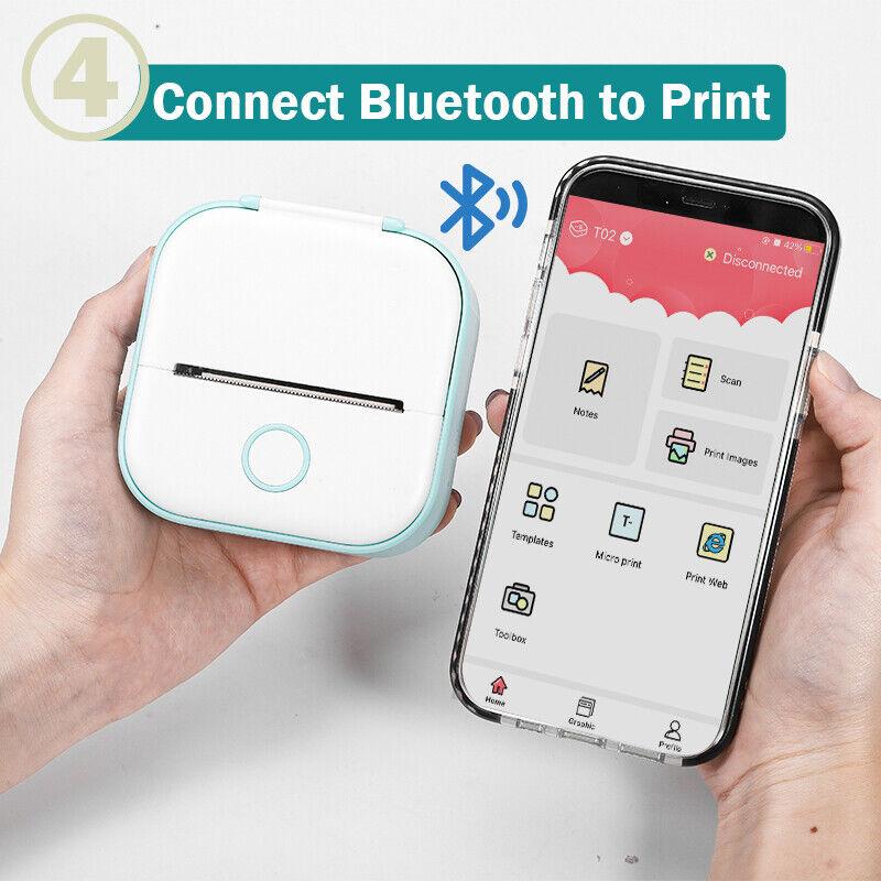 Mini Stampante Portatile Bluetooth